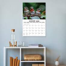 2026-2027 Butterfly Wall Calendar - 13-Month Coated Paper Calendar With Vibrant Butterfly And Floral Designs, 11.3x8.3 Inches, Weekly And Monthly Views, Hanging Hole, English Language, Suitable For Home, Office Or Classroom Organization, Butterfly Decor