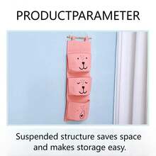 1 pieza Bolsa de almacenamiento de algodón y lino de estilo aleatorio montada en la pared, bolsa colgante de tela, dispositivo colgante montado en la pared, bolsillo colgante de varias capas, bolsa de almacenamiento montada en la pared. Puede contener herramientas, artículos pequeños, objetos planos, etc. Adecuado para la sala de estar, la cocina, el baño, el campamento al aire libre, etc. Disponible en varios colores. Almacenamiento sencillo, fácil categorización.