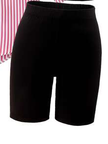 3 pièces/set Tenue décontractée pour jeunes filles, chemise à manches longues, débardeur, short de sport, été