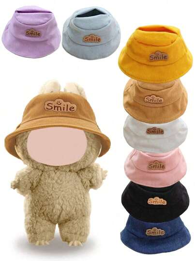 17cm For Labubu Bucket Hat, For Labubu Hanging Decoration, And For Labubu Set Accessories Are The Best Combination For Outdoor Photography(No Doll)