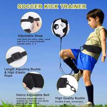 Equipo de Entrenamiento de Agilidad y Velocidad para Fútbol  (25 Piezas): Incluye Escalera 6M, Bolsa, Entrenador de Patadas, 10 Conos de Disco, Cuerda de Saltar y 5 Bandas de Resistencia - 1 - Ver 6