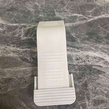 1 tipo de batente de porta arqueado sem furos, feito de material com design de armazenamento, adequado para doméstica e batente de porta infantil anticolisão