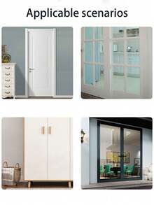 一套不锈钢翻盖式门锁 - 适用于谷仓木门、推拉式法式门和花园门的安全锁栓 - 耐用金属五金件，安装简便 - 彩色 - 查看 8