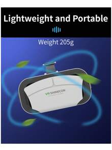 Viar 3D Virtual Reality VR Glasses Headset Helmet Devices Lenses Goggles Smart For 4.7-7.0 Inch Smartphones, Virtual Reality Headset For Movies And Games