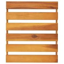 Scaffale pieghevole a 3 ripiani Larryhot Marrone 43x31x63 cm Legno di acacia, robusto e durevole, facile da montare, stile decorativo, adatto per riporre soprammobili, statuette, libri, piccoli oggetti, ecc. - Castano - Visualizzare 7