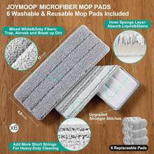 Mop And Bucket Set With Wringer, Flat Mops Floor Cleaning, Wall Mop Cleaner With Long Handle, Hardwood Floor Mop With 4 Microfiber Pads