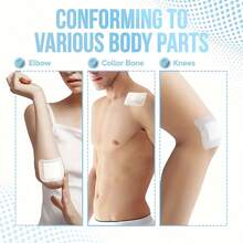 Approved Large Non-Woven Fabric Adhesive Wound Bandages, Low Sensitivity, Sterile Dressing Stickers For Emergency Treatment Of Large Wounds