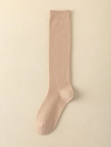 1 Pair/5 Pairs Women's Thick Cashmere Blend Knee,High Socks, Warm For Autumn/Winter, Cozy Socks - Multicolor - View 17