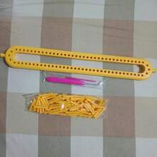 1 套针织机套件：DIY 针织板织机、围巾针织机、缝纫配件 - 易于使用、富有创意、手工制作