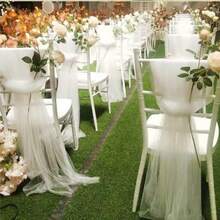 Elegant White Polyester Tulle Decoration (Width: 160cm/62.9 Inches) Wedding Dress Ceiling Cloth Roof Canopy Decoration, Wedding Ceremony Stage Hotel Decoration Hanging Cloth Chiffon Curtains, Multi-Colored Ceiling Cloth Wedding Arch Hanging Cloth Gauze Tulle Curtains Party Ceremony Stage Hotel Decoration, Seasonal Decoration, Wedding Decoration, Valentine's Day, Multi-Colour Multi-Specification Optional