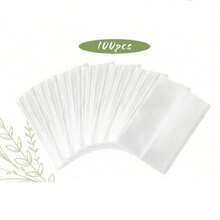 130 tờ/100 tờ/50 tờ Giấy sunfat đặc biệt bán trong suốt thích hợp cho phong bì giấy kraft thiệp mời 5x7 inch, giấy kraft gấp sẵn cho thiệp mời đám cưới, phong bì thiệp mời đám cưới trong suốt không in và bìa thiệp cưới, quà tặng em bé, thiệp mời sinh nhật - trong suốt - Xem 11