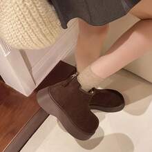 Women Snow Boots - Nhung đen - Xem 4