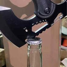 Hunting Outdoor Axe, Camping Axe, Hiking Machete With Bottle Opener, Multi-Size Hex Wrench And Sheath, Adventure Axe Hammer With Spikes, Suitable For Hiking, Trekking And Camping Tactical Accessories, Men's Doomsday Gear Gifts