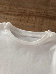 1 camiseta gráfica con estampado digital para mujer Calavera, dientes, texto, símbolos. Camiseta casual de cuello redondo y manga corta. Camiseta de algodón ligera para las cuatro estaciones, lavable a máquina, no lavar en seco. - Blanco - Ver 6