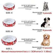 For All Dog Stuff & Cat Stuff: Large Calming Dog Bed, Luxuriously Thick & Plush Pet Mattress With Non-Slip Bottom - Supportive & Warm Bed For Large Dogs, Puppies, And Cats,Suitable For Indoor Use - màu xanh lá - Xem 4