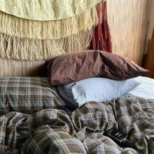 Vclife Modern Luxury Solid Color Duvet Cover Full For Girls Women And Jersey Knit Cotton Duvet Cover Queen Soft Grapefruit Bedding Set Queen , Ultra Soft, 4 Corner Ties With Two Pillowcases, No Comforter - 被套三件套-赫爾學院 - 查看 7