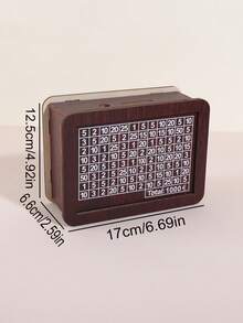 1 buc pușculiță din lemn asamblată creativ, artizanat rafinat din lemn, plan de economii portabil atât pentru bani de hârtie, cât și pentru monede, decorare desktop, un cadou de ziua de naștere pentru prieteni.