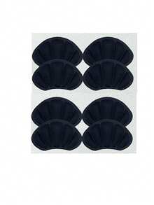 4 Pairs Comfort Heel Protectors - Double-Layer, Anti-Wear Adhesive Blister Pads For Shoes, Breathable Mesh & 4D Sponge Foot Care Stickers