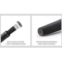 Automatic Electric Wine Opener, Pourer, Aerator And Preserver Combo Set. Includes: Rechargeable Electric Wine Opener, Foil Cutter, Electric Wine Aerator And Dispenser, Wine Stopper, Charging Cable, Manual, Color Box - Multicolor - View 9