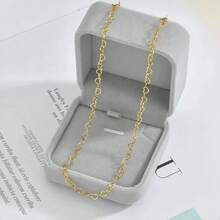 Elegant Hollow Heart Pendant Necklace Hollow Heart Choker Necklace For Women - 金色 - 查看 6