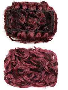 Women's Messy Bun Hair Scrunchie, Brown Curly Bun Hair Piece With Comb, Synthetic Fluffy Updo Hair Extension, With Stretchy Comb, Suitable For Daily Wear - Multicolor - View 20