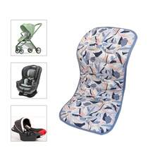 Alfombrilla antideslizante para cochecito de bebé con estampado artístico abstracto, forro de cochecito cómodo y ajuste universal para silla de coche y portabebés - Multicolor - Ver 3