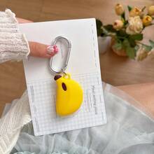 Cute Cartoon Banana & Apple AirTag Anti-Lost Protective Case Compatible With Apple AirTag, 3D Silicone Protective Case Compatible With Airtag, Apple Protective Case, Tracker Protective Case, Keychain Anti-Lost Gadget - Multicolor - View 5