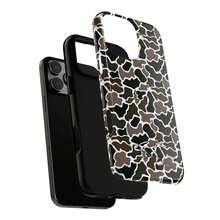 Camouflage Duck Hunting Patterns Tough Phone Case,  16 Pro Max Case Men Gifts, Gift For Boyfriend, Girlfriend, Shockproof Protection Cover Protective - 白色 - 查看 3