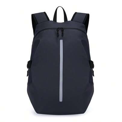 Men's Motorcycle Backpack, Motorcycle Helmet Bag, Full Helmet Backpack, Women's Knight Bag, Waterproof Travel Bag, Men's Travel Bag, Large Capacity Travel Backpack, Car Backpack With Helmet Storage, High-Quality Riding Backpack, Large Capacity Motorcycle Travel Bag, Reflective Strip Design, Safety Zipper Closure, PVC Material - Unisex,