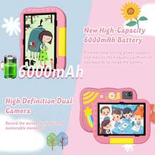 Qetupa Early Education And Enlightenment Android 14 Children's Tablet, 10.1-Inch A523 Octa-Core 4+128G, 1TB Expansion, 6000mAh Long Battery Life-It Is Very Suitable For Children's Activities During Christmas