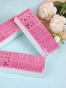 100/50/10 piezas Paquete de tiras de cera para depilación, accesorios de encerado, productos y accesorios para el cabello para barbería, salón de belleza, artículos esenciales de viaje