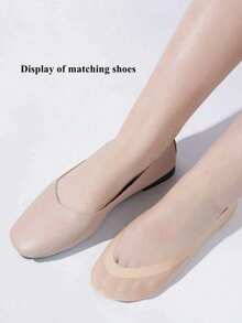 1/3 Pairs Of Business And Leisure Women Wear Socks With High Heels, Breathable Invisible Socks, Women's Boat Socks That Do Not Fall Off The Heel, And Socks That Relieve Foot Fatigue.Large Socks