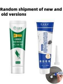 1/2pcs Wall Repair Latex Paint, Indoor Wall Painting Cleaner, White Wall Filler Putty Paste, Anti-Mildew & Odor-Free Wall Repair Paste