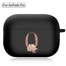 Earphone Case For Airpods (1st / 2nd / 3/4rd Generation) / Airpods Pro /Pro 2 Printed Gold Letters Soft Silicone Wireless BT Headphones Charging Box Protective Cover