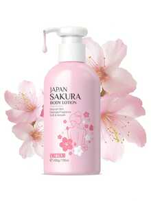 1pc 200g Sakura Body Lotion, Moisturizing, Long-Lasting Fragrance, Hydrating, Suitable For Daily Skin Care, Holiday Gifts, Valentine's Day Gifts. Deep Moisturizing Body Lotion Prevents Dryness And Cracking, Improves Uneven Skin Tone, Long-Lasting Hydration, Smooth And Radiant Skin, Enriched With Nutrients, Vitamins And Natural Extracts, Enhances Skin Elasticity, Promotes All-Day Healthy Glow
