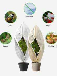 Winter Plant Blanket: Thickened Non-Woven Frost Cover With Thermal & Moisture Control. Keeps Shrubs, Roses & Delicate Plants In Freezing Temps. - Multicolor - View 8