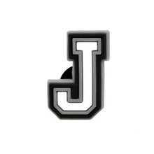 Móc khóa giày cao su mềm hình chữ cái và số, Phụ kiện trang trí tự làm phù hợp cho học sinh trở lại trường, Quà tặng bạn bè, Trang trí hoa giày guốc rỗng, Thường ngày đa năng, Ý tưởng quà tặng phụ kiện giày - Đen và trắng - Xem 29