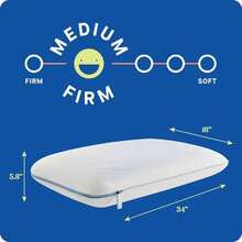 Dreamlife Foam Gel King White Pillow For Sleeping Comfort And Support - Dreamlife + King - Xem 3