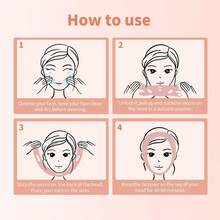 1Pc Women's Gray/Pink//Night Bandage Mask For Everyday Wear. This Seamless V-Shaped Sleep Mask Is Perfect For Use Both While Sleeping And Relaxing At Home. You Can Wear It While Watching TV, Working Out Or Having Fun