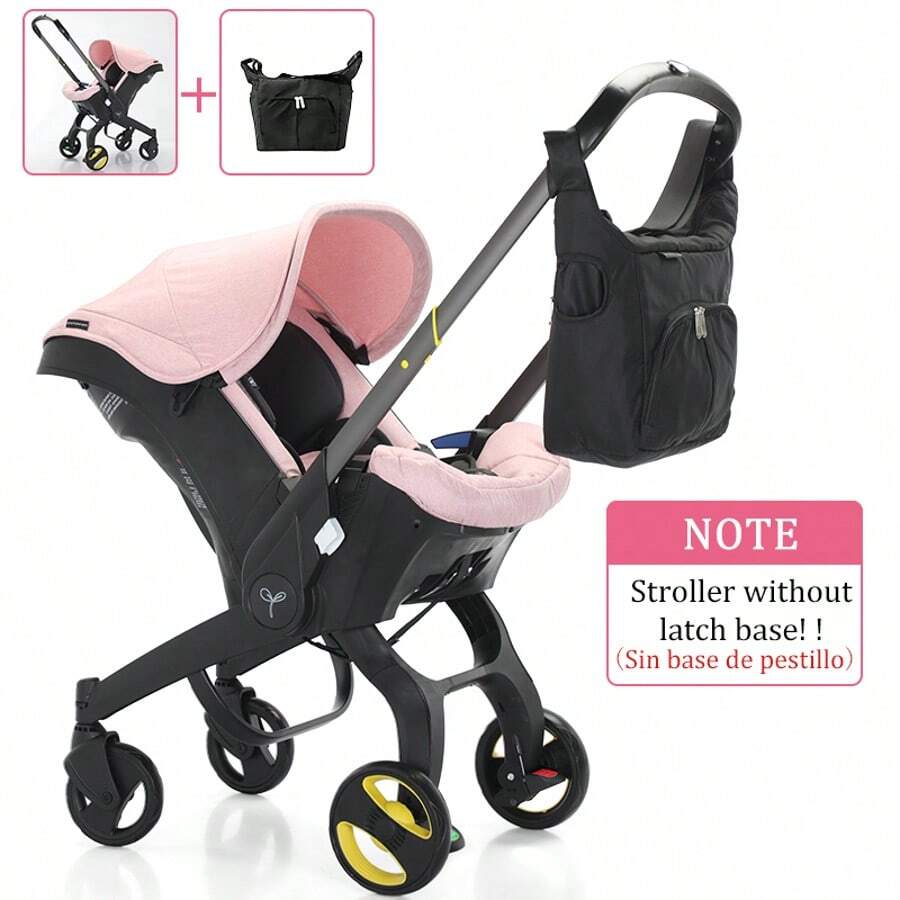Stroller With Bag, Without Latch Base, Stroller For Newborns, Multifunctional Stroller For Newborns, Adjustable Handle, Foldable Frame