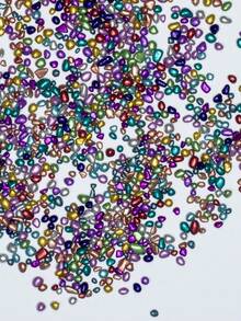 10/20/50/80/120/180g elektroplattierte bunte Mini-Glassteine, ca. 2-7mm Durchmesser, Wohnaccessoires, geeignet zum Dekorieren von Möbeln, Weihnachtsartikeln