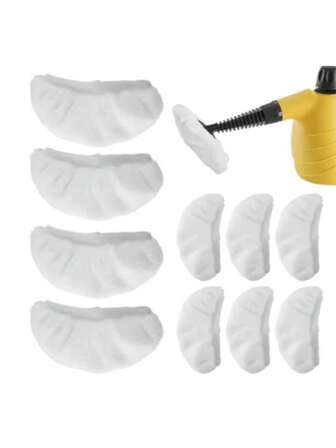 4/8 Stücke universelle Mikrofaser Dampfmopp Pads für die meisten Modelle, wiederverwendbare waschbare Ersatztücher für den Einsatz mit Handdampfreinigern