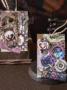 have a good day 30 Stücke/Packung Vintage Junk Journal Aufkleber, kreative ästhetische Aufkleber, DIY dekorative Collage Bastelmaterialien, Urlaubsgeschenke, personalisierte Scrapbooking Schulmaterialien