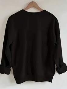 Sweatshirts For Women Plus Size - Andersen's Little Matchstick Man Matchbox| Comfortable And Soft Women's Hoodie, Round Neck, Long Sleeve, Slogan Pattern, Casual Style, Suitable For All Seasons Loose And Comfortable Pullover - trắng - Xem 10