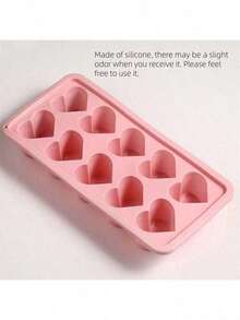 1/2/3pcs Heart/Star Shaped Silicone Tray Mold, 10 Cavity Easy Release Ice Cube Mold, Suitable For Home, Bar, KTV, Pink Or Red, Heart Shaped Ice Cube Maker Mold, Makes 10 Ice Cubes At A Time, Summer, Summer Set - Multicolor - View 22