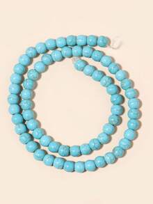 Cuentas de piedras naturales, cuentas sueltas de obsidiana, jade birmano, ojo de tigre, redondas y lisas, piedras preciosas de curación de energía para hacer joyas, pulseras y collares DIY