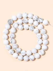 Cuentas de piedras naturales, cuentas sueltas de obsidiana, jade birmano, ojo de tigre, redondas y lisas, piedras preciosas de curación de energía para hacer joyas, pulseras y collares DIY