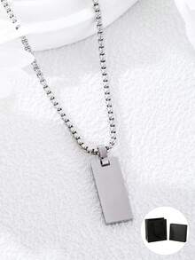 1PC Boys Name Necklace - Personalized Jewelry For Boys - Custom Engraved Necklace Gift For Boys And Girls - Birthday Gift - Dude Necklace, Letter, (Chain Length:60cm/23.62inch), Back To School Fashion, Graduation Gift 2026, Everyday Wear - Multicolor - View 14