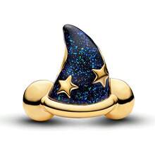 1 pièce Chapeau de sorcière d'Halloween, Squelette de cercueil, Strass étoile bleue de la paume, Charme perlé BOO, Bracelet créatif DIY Collier Petit cadeau - Multicolore - Voir 5