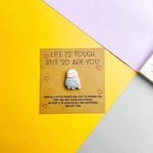 1pc Resin Cute Little Hedgehog Pocket Hug, Do Strong Yourself, Become Strong, Strong Little Hedgehog, Encourage Family And Friends, All Seasons, Festivals Can Be Given, For All People - Hedgehog - View 12